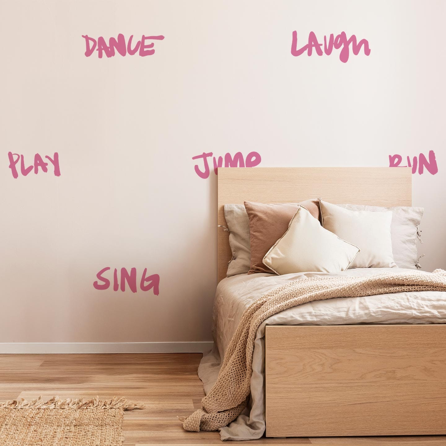 Move Typography Wall Decals Decals Ginger Hamilton Pink 
