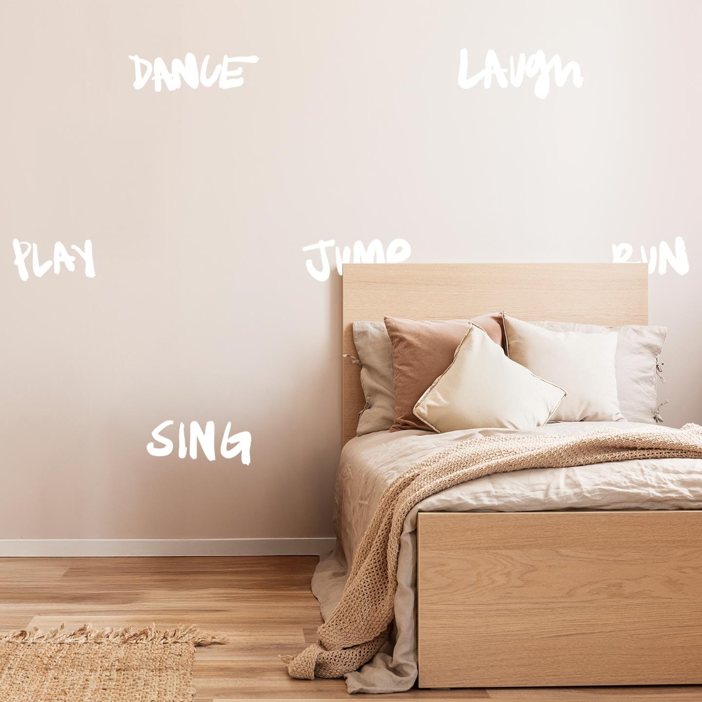 Move Typography Wall Decals Decals Ginger Hamilton White 