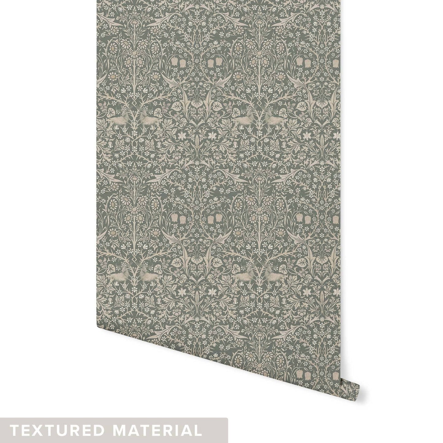 Northern Expedition Wallpaper Wallpaper Mia Parres Textured Wall Mineral Green DOUBLE ROLL : 42" X 4 FEET
