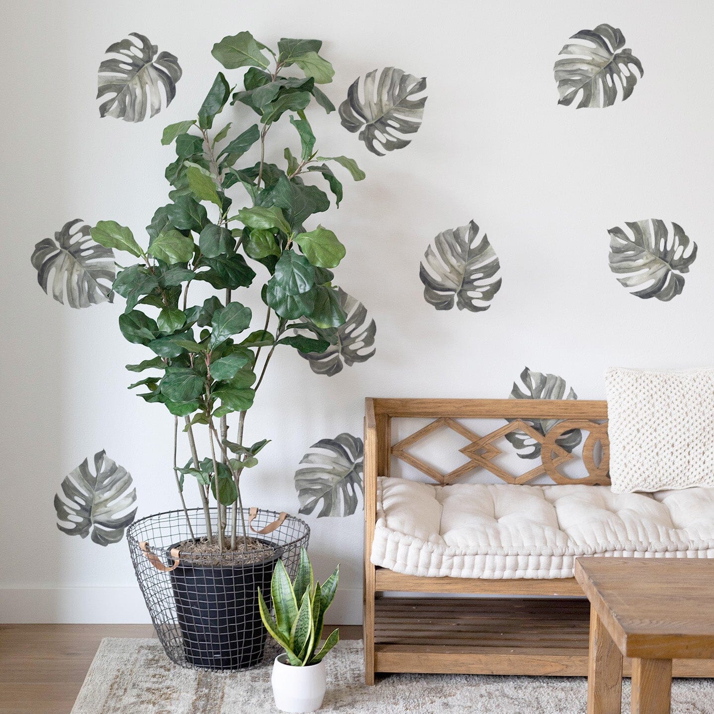 Pack and Go Monstera Leaves Wall Decals Decals Urbanwalls 