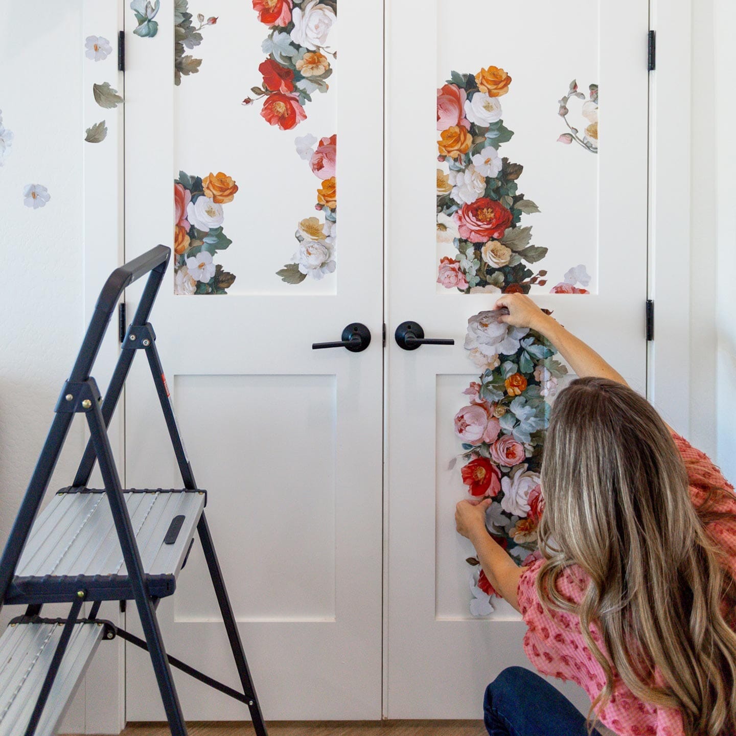 Pastel Floral Garland Wall Decals Decals Urbanwalls 