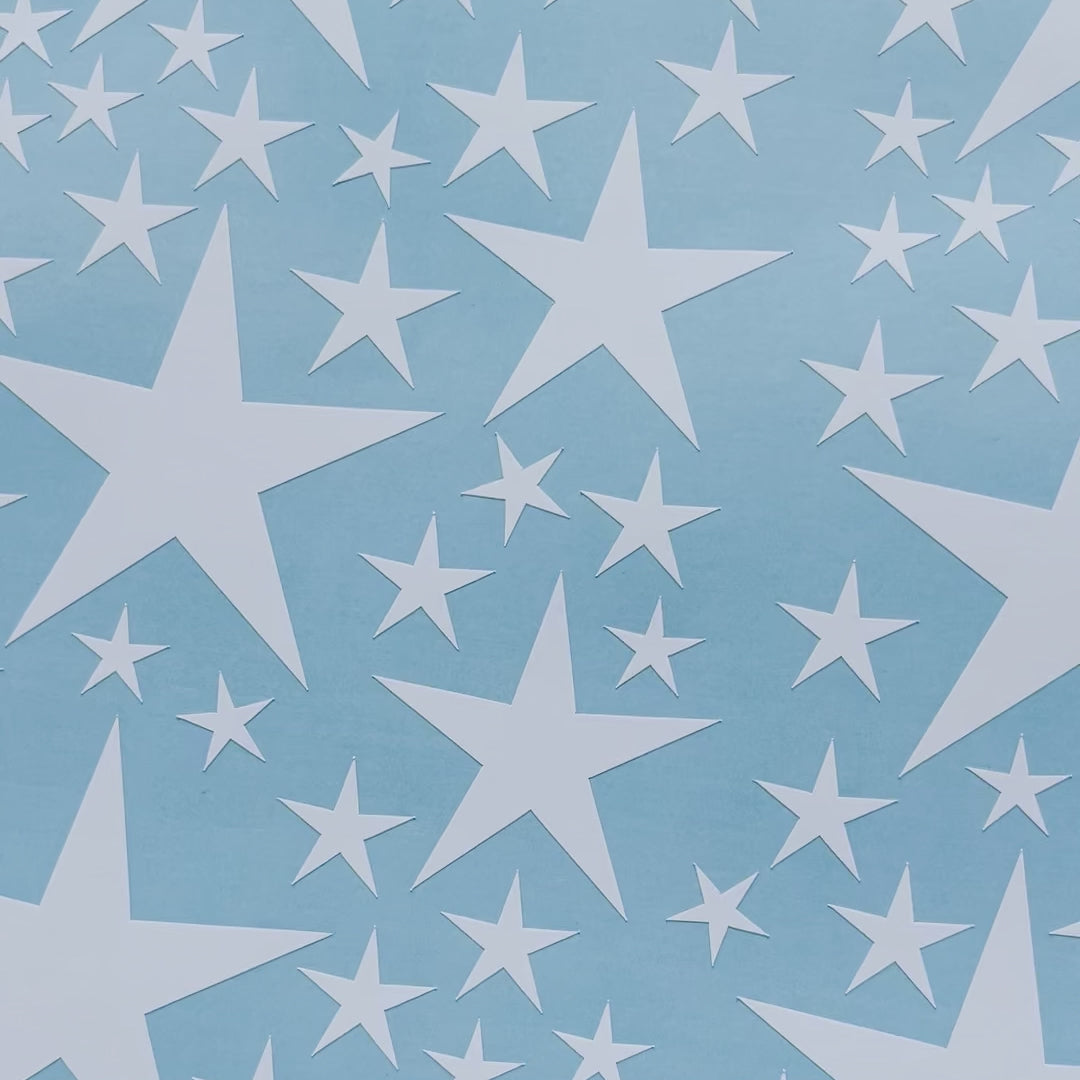 Load video: Twinkle Stars Wall Decals