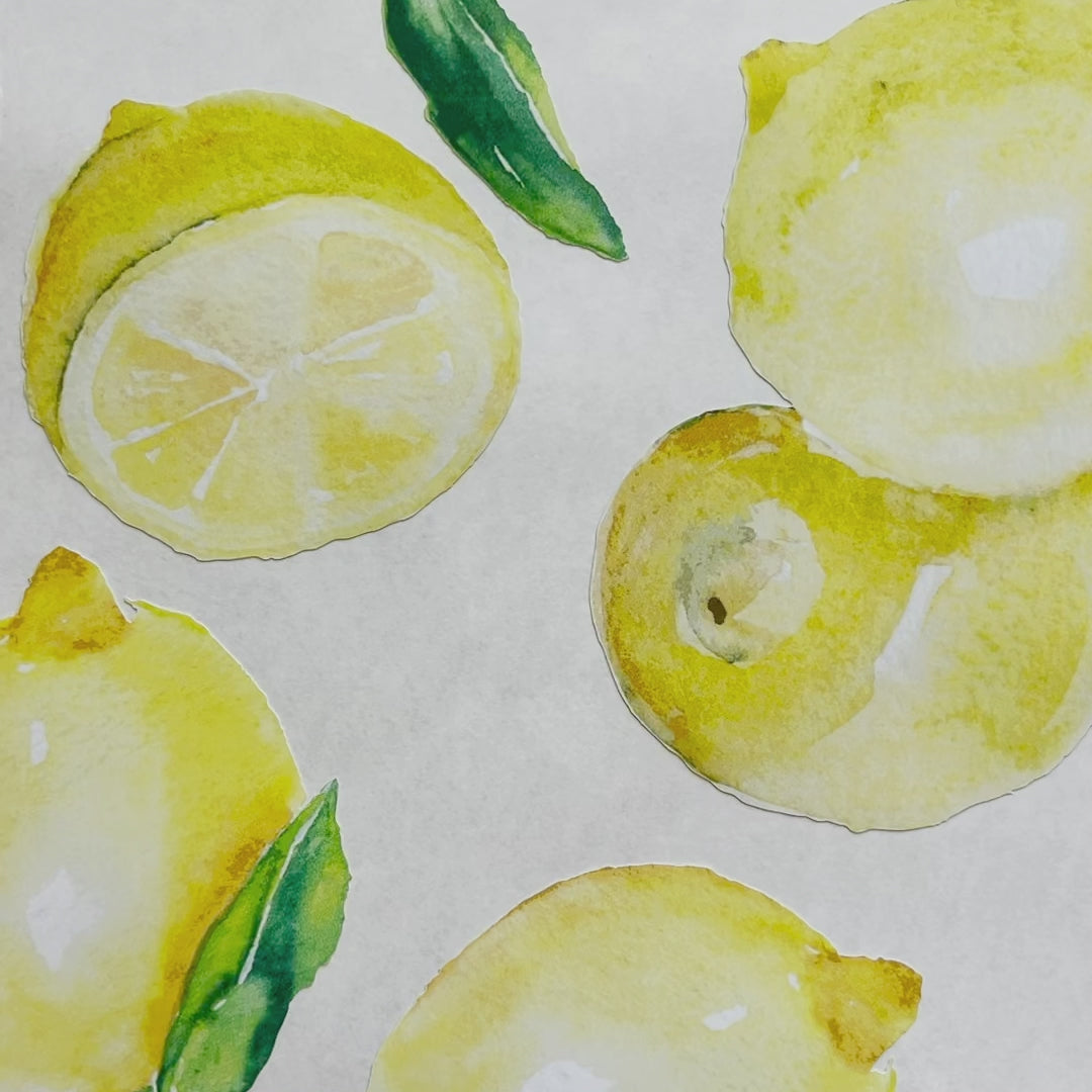 Load video: Lemon Wall Decals