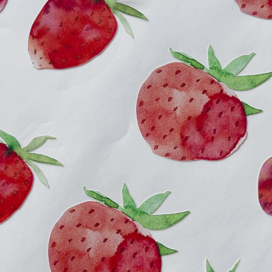 Load video: Strawberry Wall Decals