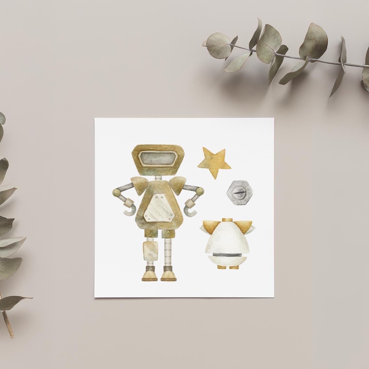 Robot Wall Decals Decals Urbanwalls Sample 