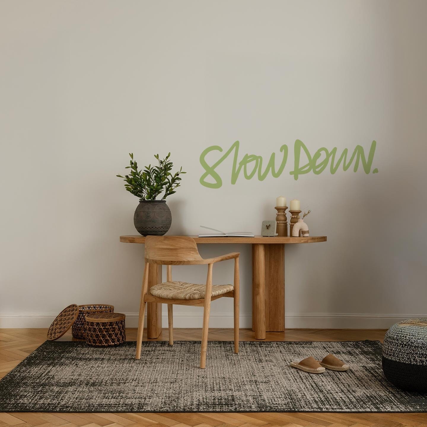 Slow Down Wall Decal Decals Ginger Hamilton Key Lime 
