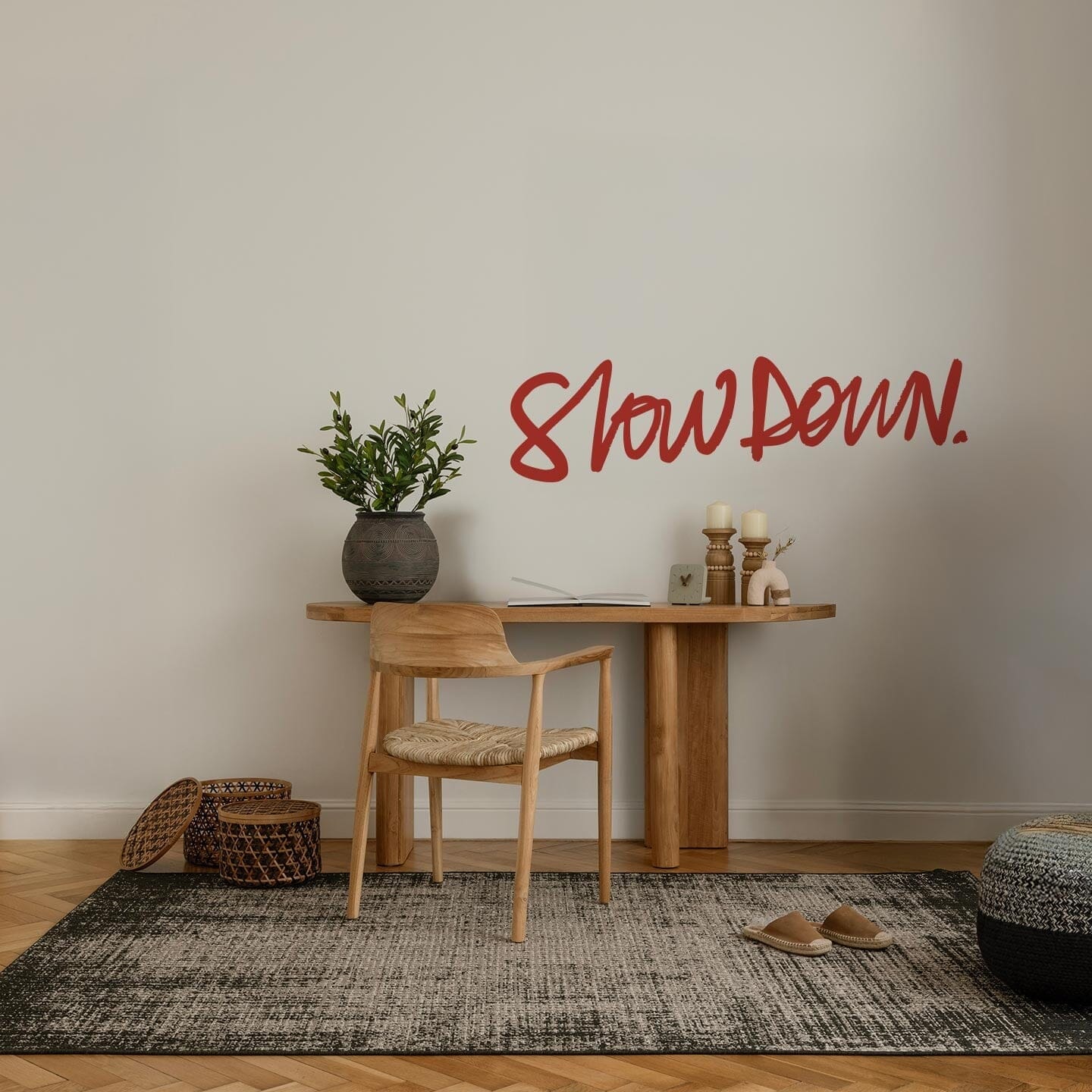 Slow Down Wall Decal Decals Ginger Hamilton Red 