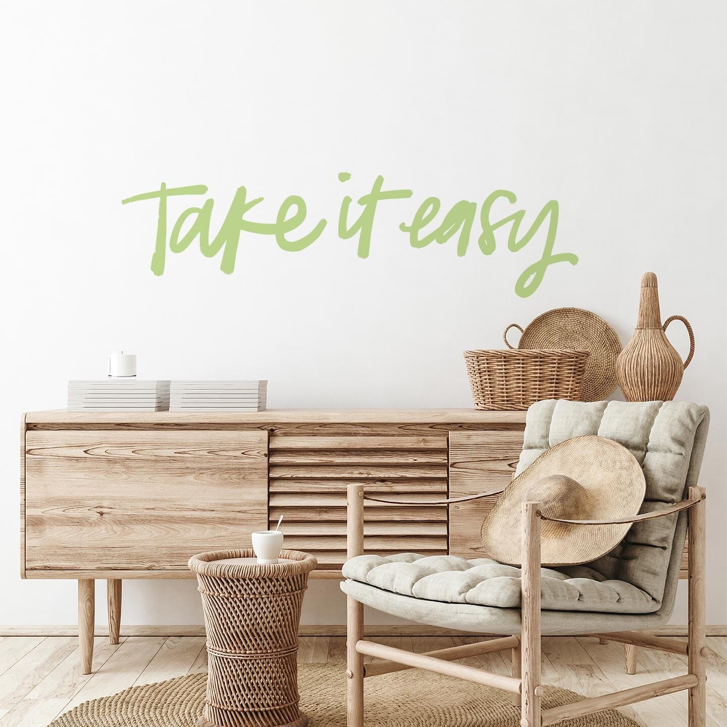 Take It Easy Wall Decal Decals Ginger Hamilton Key Lime 