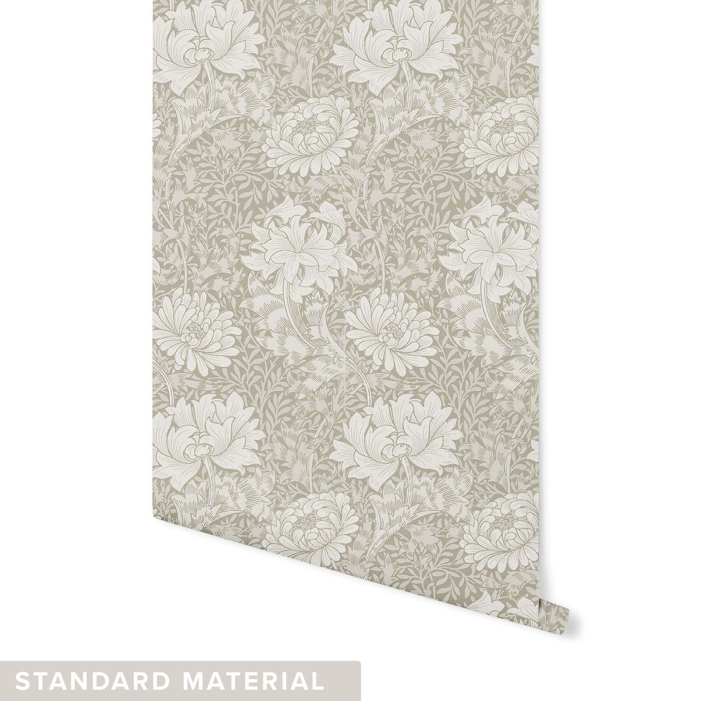 Water Lily Wallpaper Wallpaper Mia Parres Standard Wall Light Loon DOUBLE ROLL : 46" X 4 FEET