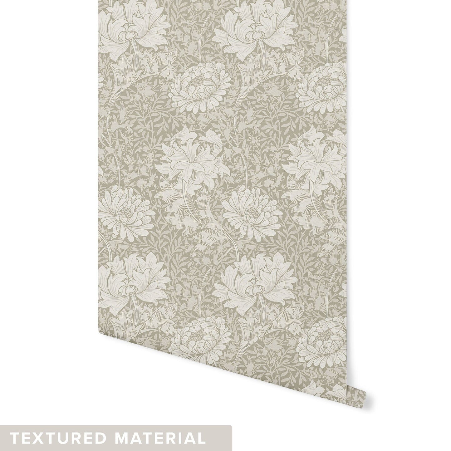 Water Lily Wallpaper Wallpaper Mia Parres Textured Wall Light Loon DOUBLE ROLL : 42" X 4 FEET