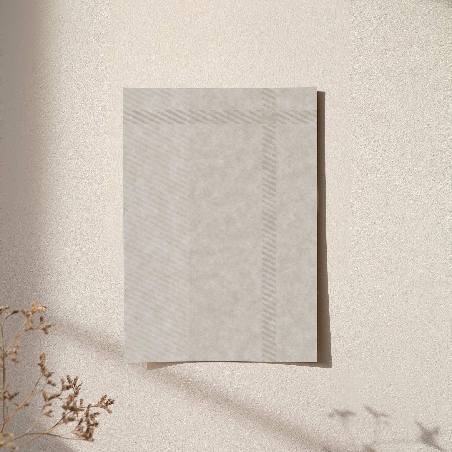 Woven Plaid Wallpaper Wallpaper Coley Arnold Peel & Stick Sample Warm Linen