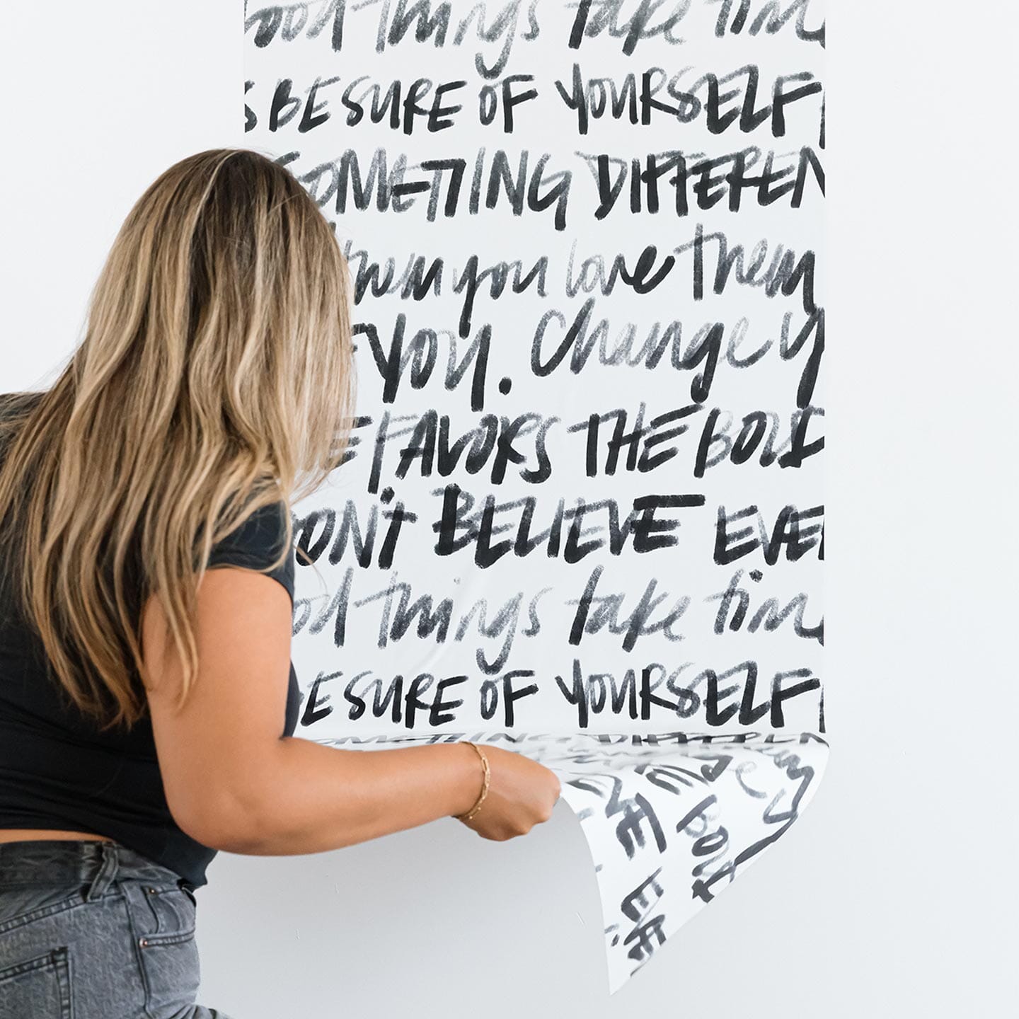 Written Word Wall Mural Murals Ginger Hamilton 