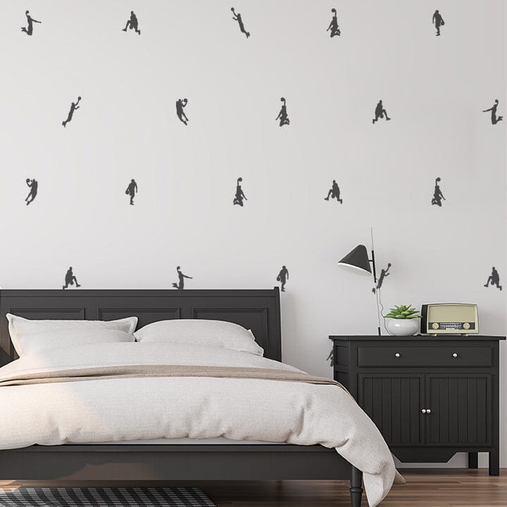 Basketball Wall Decals Decals Urbanwalls Grey 