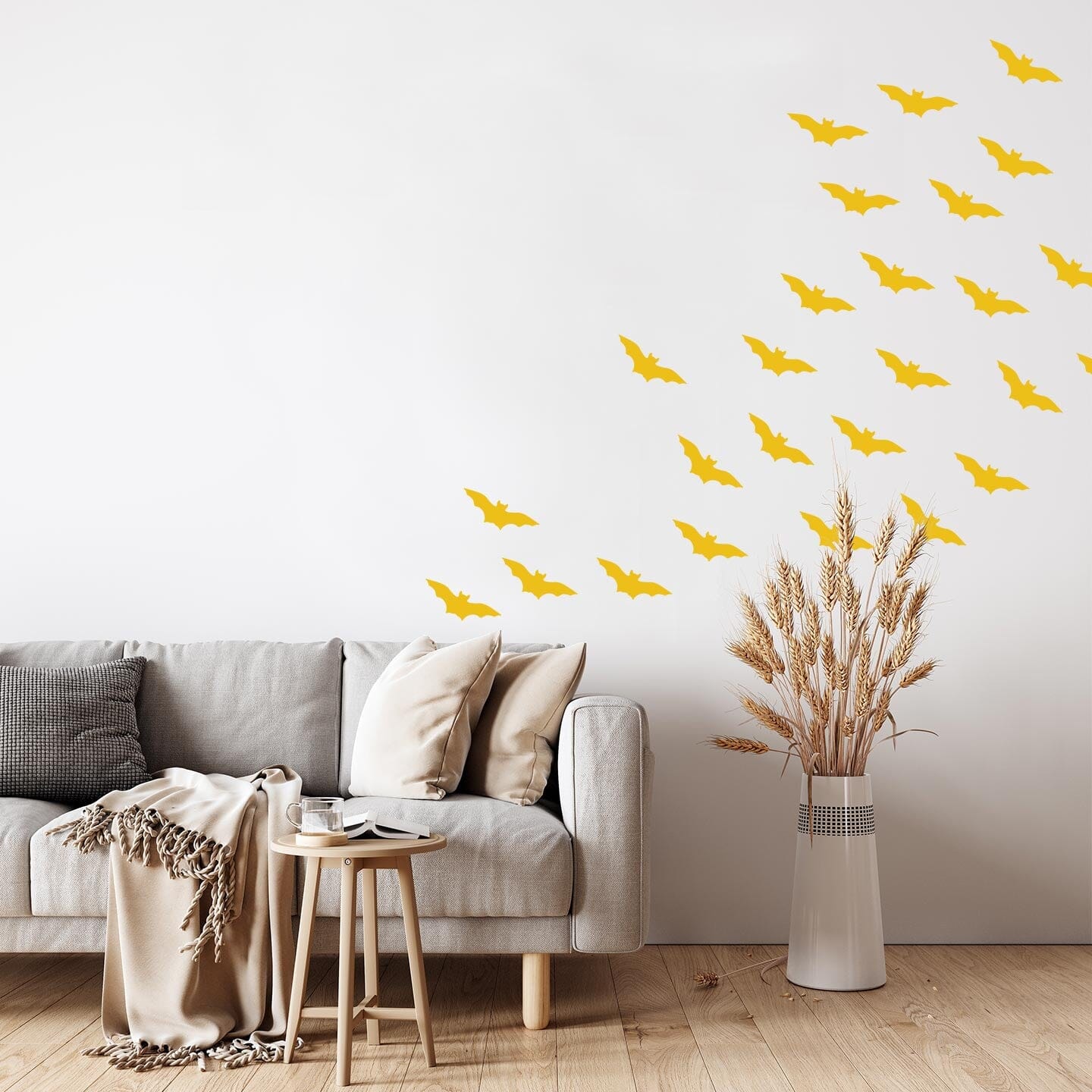 Bat Wall Decals Decals Urbanwalls Signal Yellow 