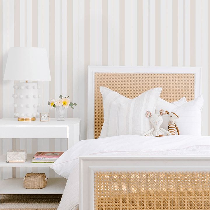 Brighton Stripes Wallpaper Wallpaper Monika Hibbs 