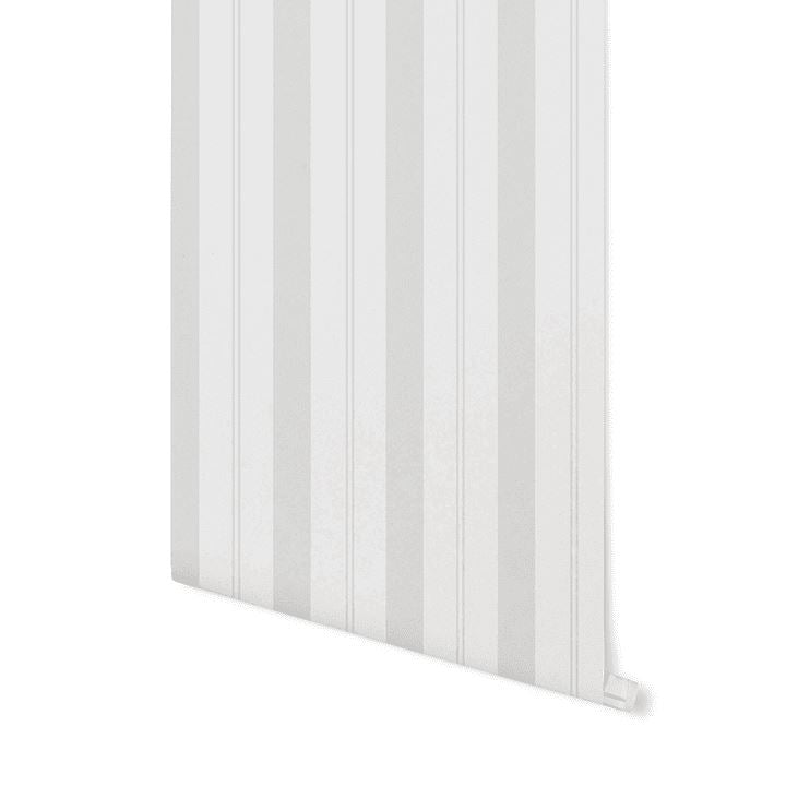 Brighton Stripes Wallpaper Wallpaper Monika Hibbs Standard Wall DOUBLE ROLL : 46" X 8 FEET Grey