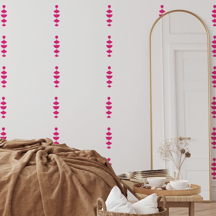 Callisto Shapes Wall Decals Decals Urbanwalls Full Order Hot Pink 
