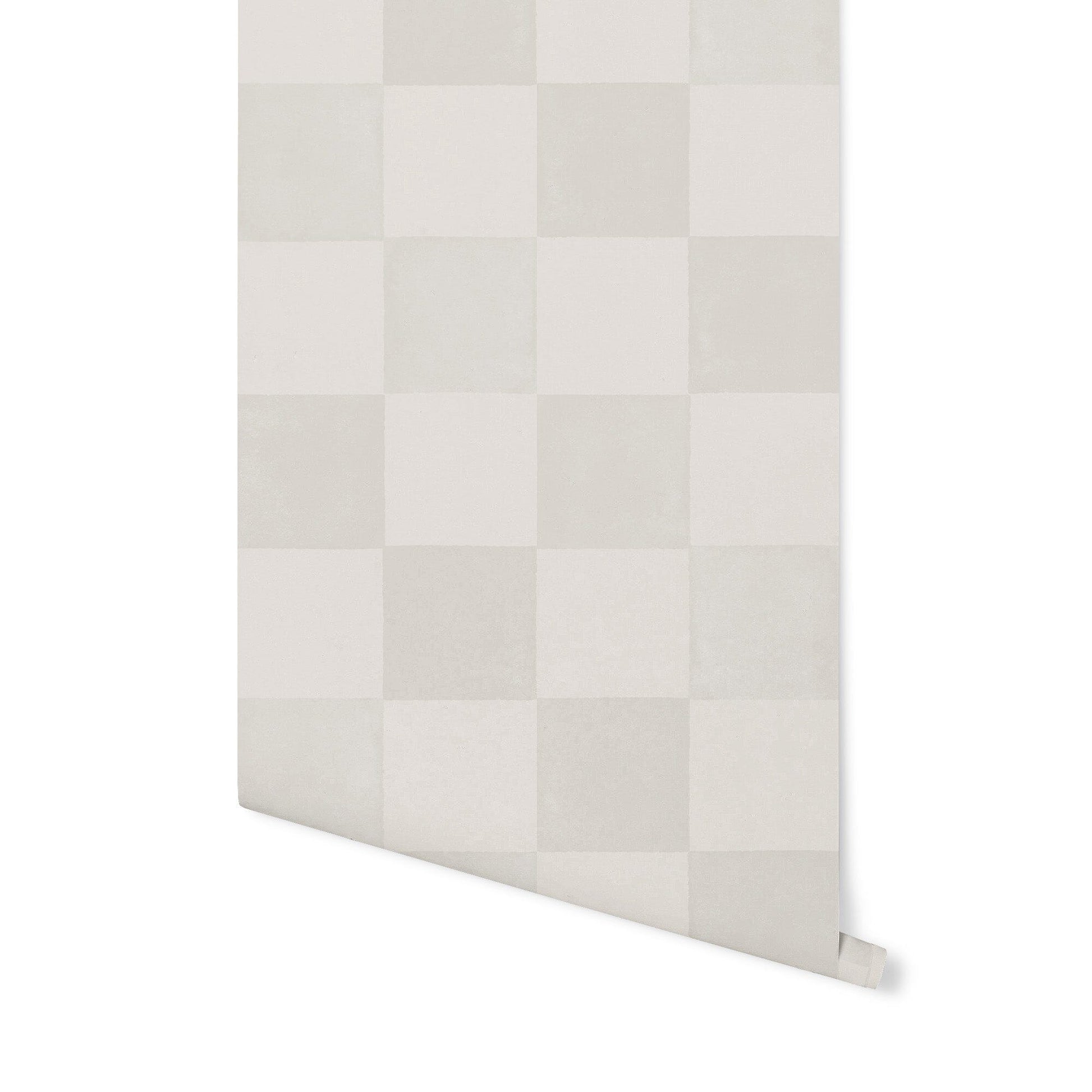 Checkered Wallpaper Wallpaper Urbanwalls Standard Wall DOUBLE ROLL : 46" X 4 FEET Neutral