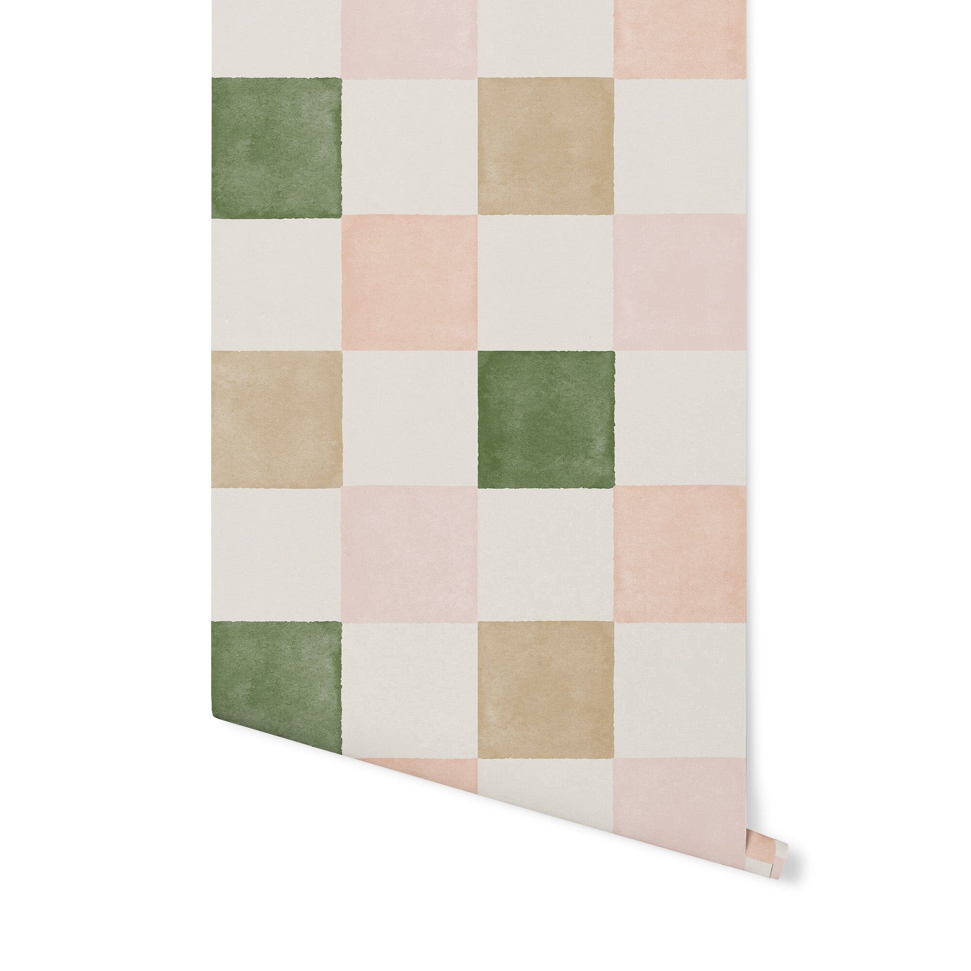 Checkered Wallpaper Wallpaper Urbanwalls Standard Wall DOUBLE ROLL : 46" X 4 FEET Pastel