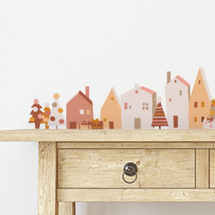 Christmas Village Wall Decals Decals Urbanwalls 