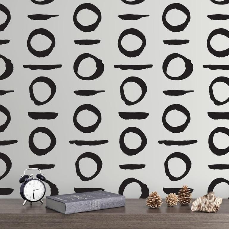 Circles & Lines Wall Decals Decals Urbanwalls 