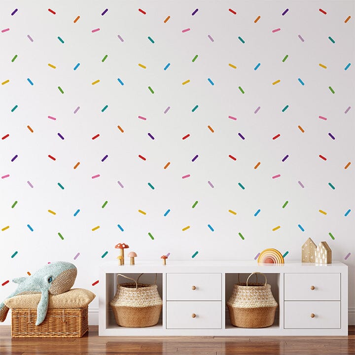 Confetti Sprinkle Wall Decals Decals Urbanwalls Standard Wall Rainbow 