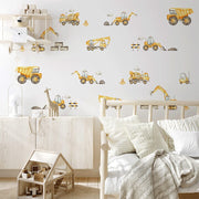 Construction Truck Wall Decals Decals Urbanwalls Standard Wall Full Order 