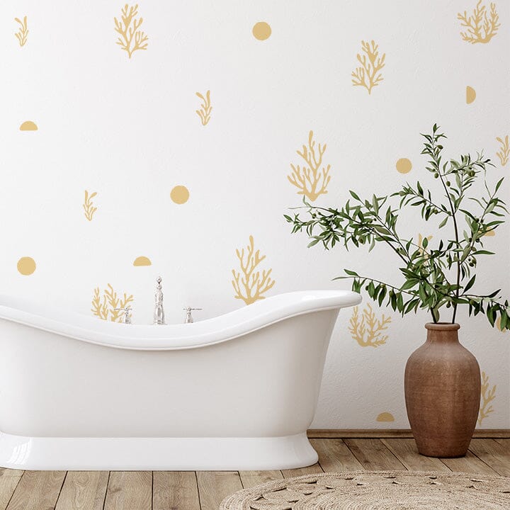 Coral Wall Decals Decals Urbanwalls Maize 