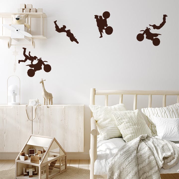 Dirt Bike Wall Decals Decals Urbanwalls Brown 