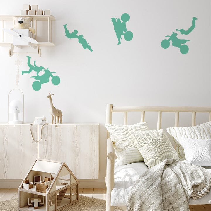 Dirt Bike Wall Decals Decals Urbanwalls Mint 