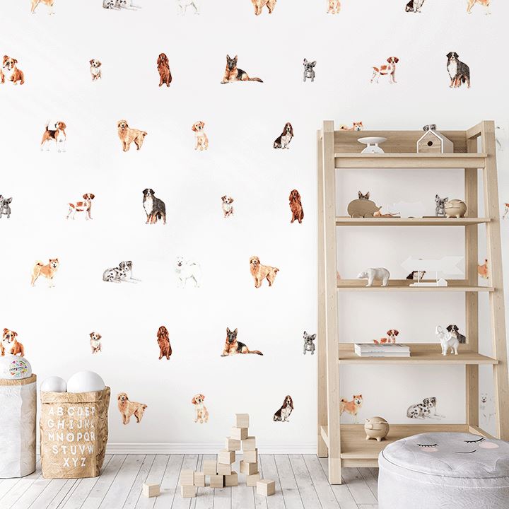 Dog Wall Decals Decals Urbanwalls Standard Wall Large 