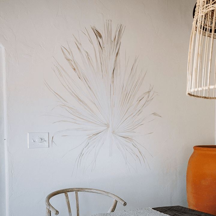 Dried Fan Palm Leaf Wall Decal Decals Urbanwalls 