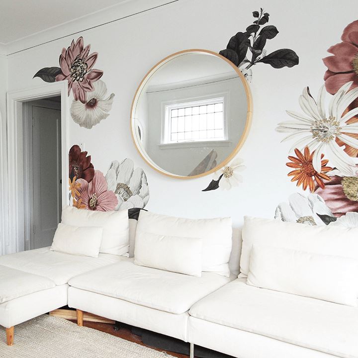 Eden Floral Wall Decals Decals Urbanwalls 