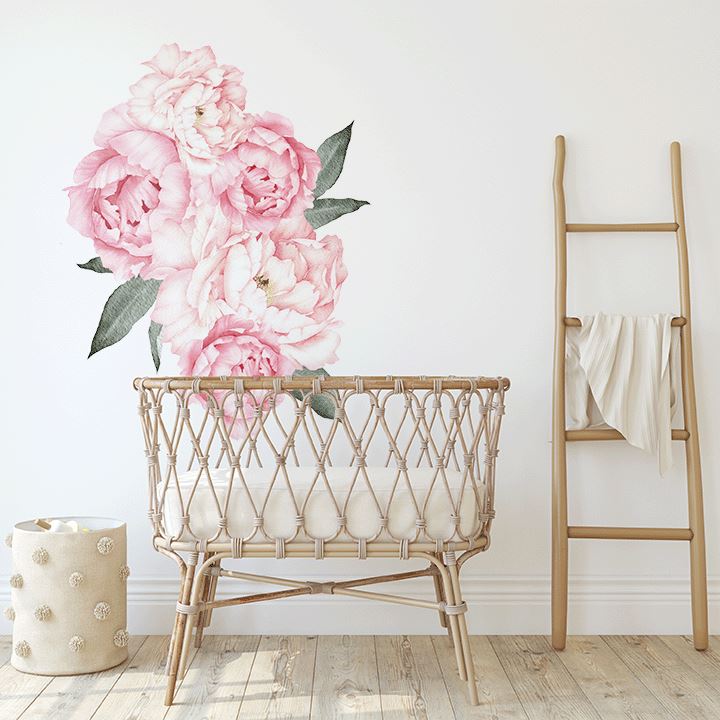 Everlasting Peony Wall Decal Clusters Decals Urbanwalls Textured Wall Quarter Order 
