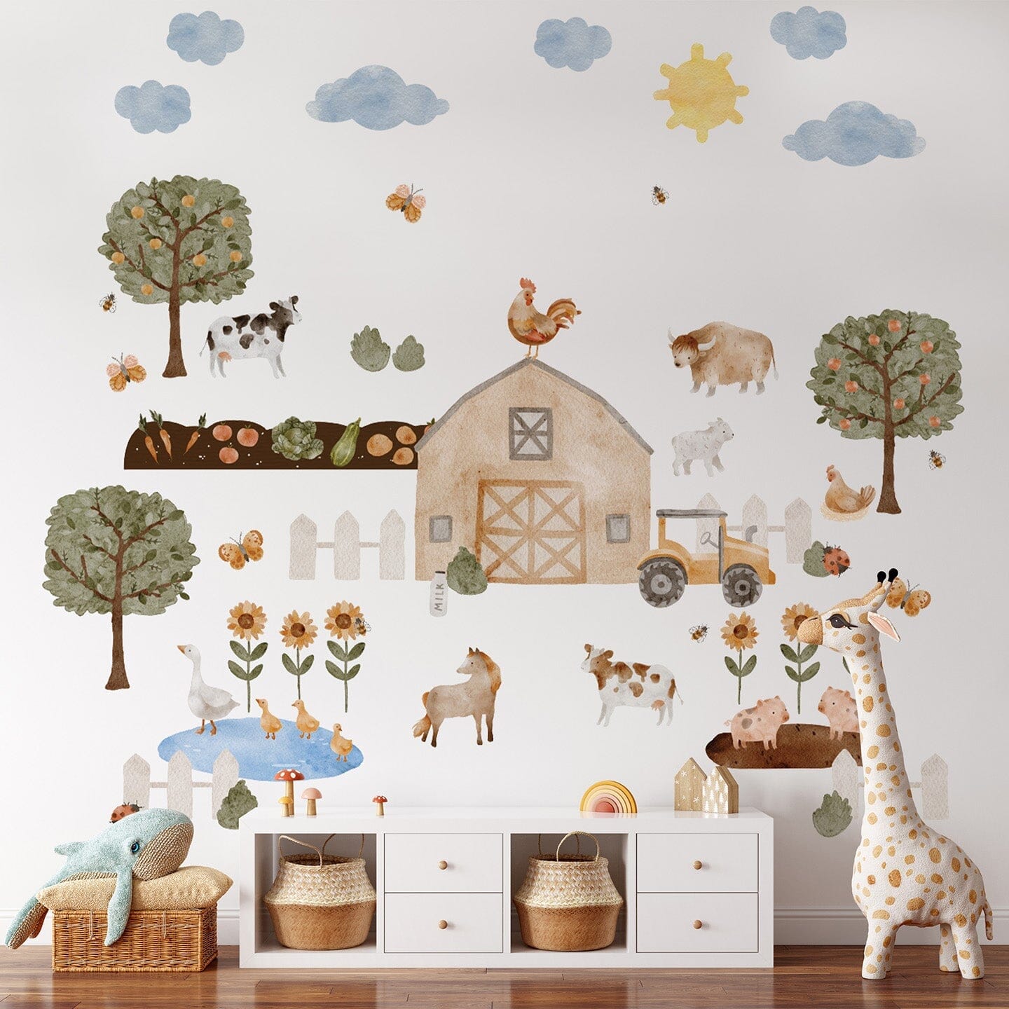 Farm Animal Wall Decals Decals Urbanwalls Standard Wall Full Order 