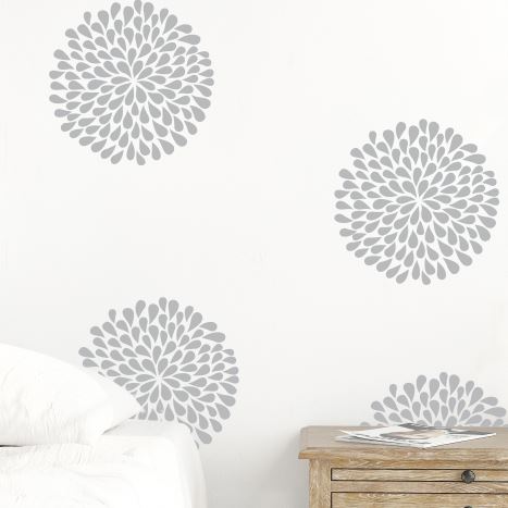 Flower Wall Decals Decals Urbanwalls 