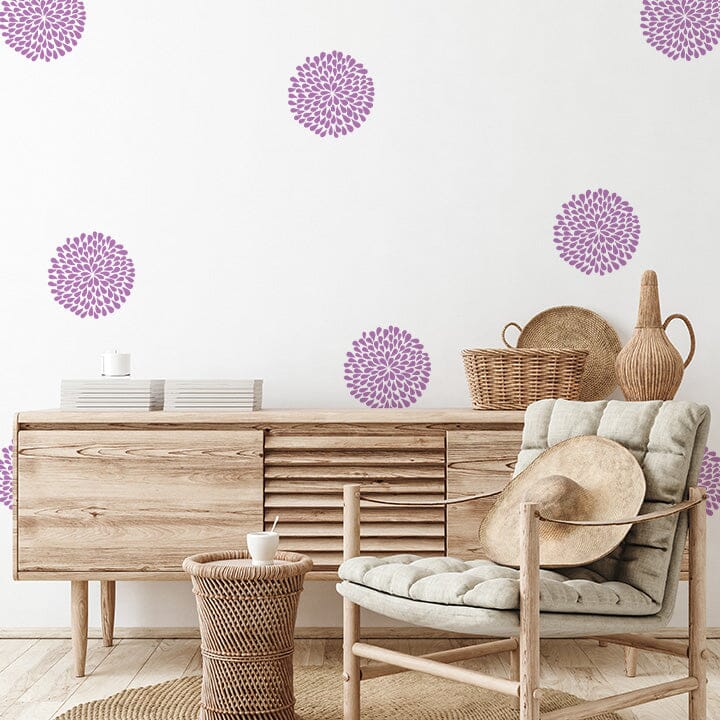 Flower Wall Decals Decals Urbanwalls Lilac 