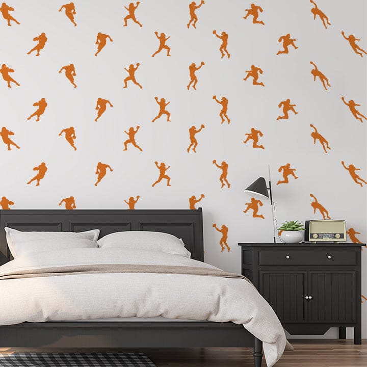 Football Wall Decals Decals Urbanwalls Orange 