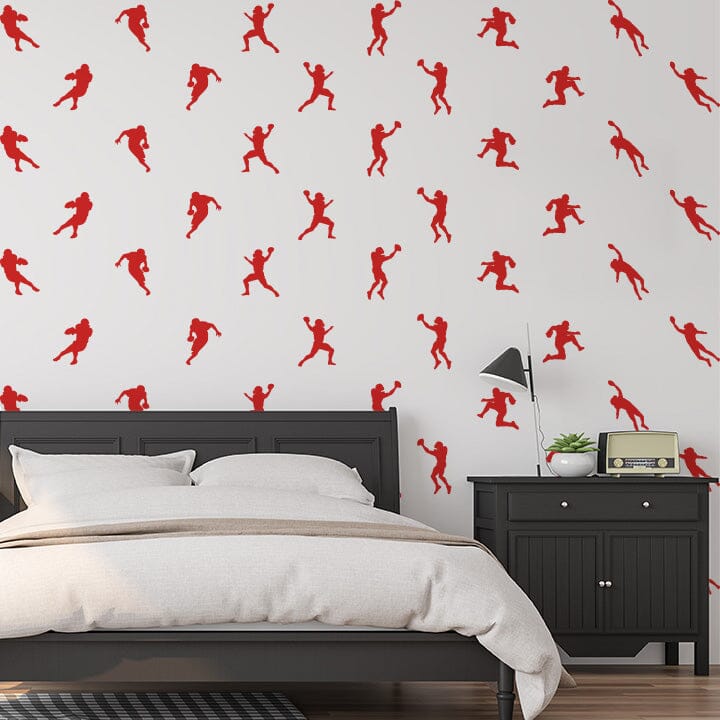 Football Wall Decals Decals Urbanwalls Red 