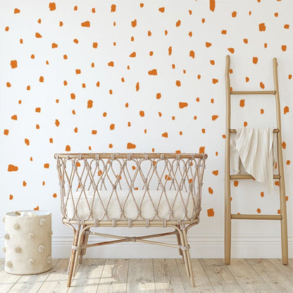 Giraffe Print Wall Decals Decals Urbanwalls Orange 
