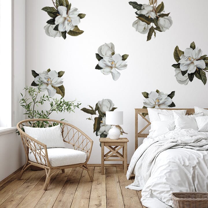 Grand Magnolia Florals Wall Decals Decals Urbanwalls Standard Wall Full Order 