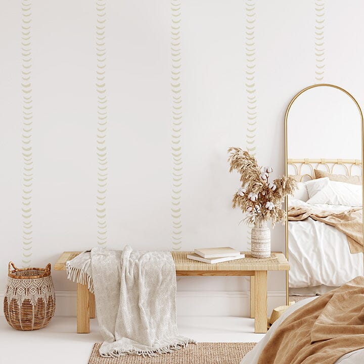 Half Moon Wall Decals Decals Urbanwalls Beige 