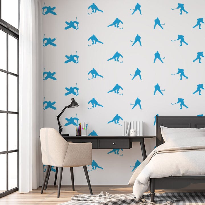 Hockey Wall Decals Decals Urbanwalls Blue 