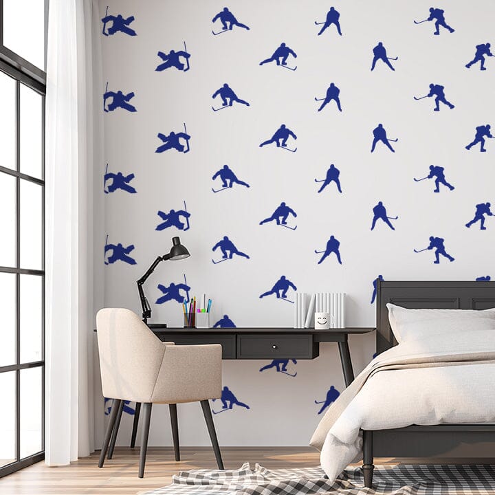 Hockey Wall Decals Decals Urbanwalls Dark Blue 