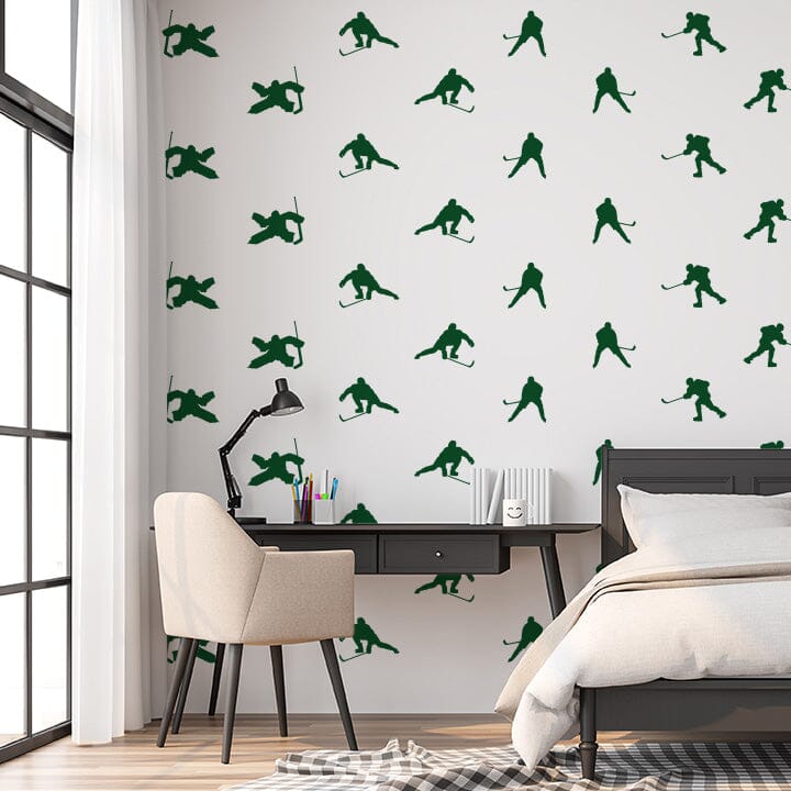 Hockey Wall Decals Decals Urbanwalls Dark Green 