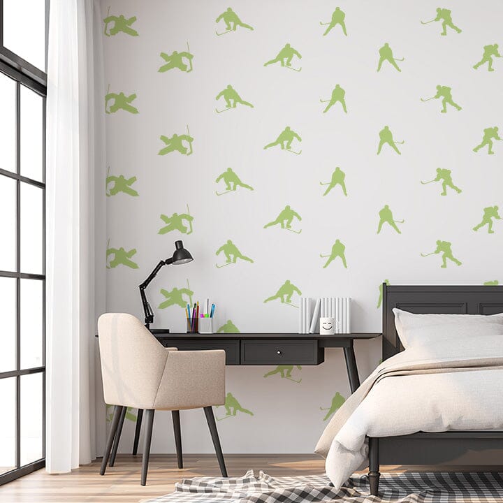 Hockey Wall Decals Decals Urbanwalls Key Lime 