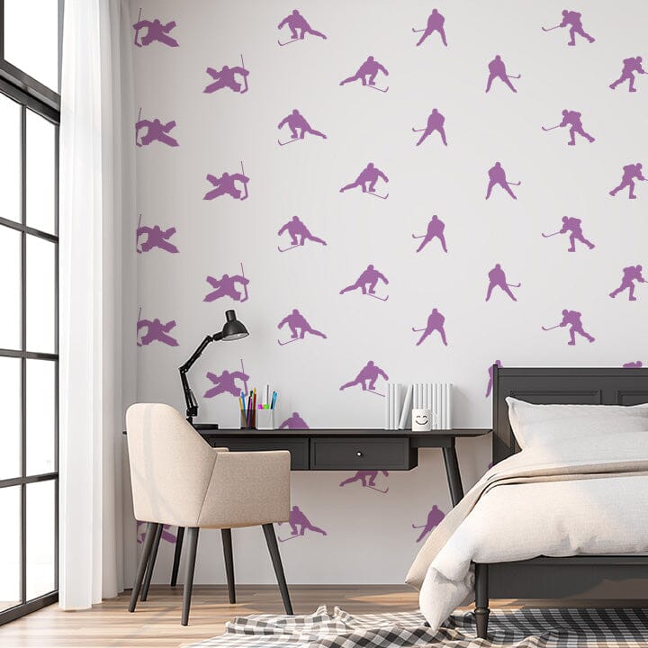 Hockey Wall Decals Decals Urbanwalls Lilac 