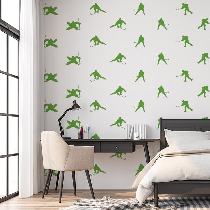 Hockey Wall Decals Decals Urbanwalls Lime Green 