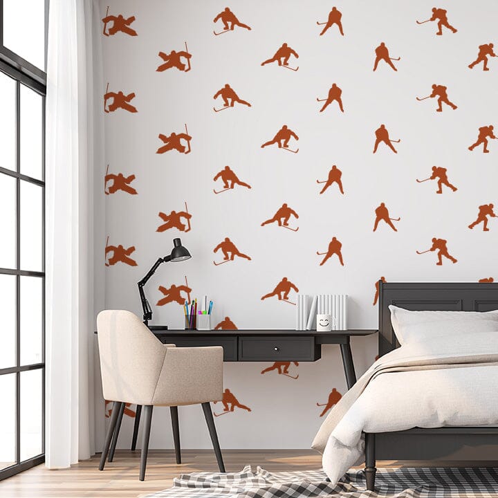 Hockey Wall Decals Decals Urbanwalls Nut Brown 