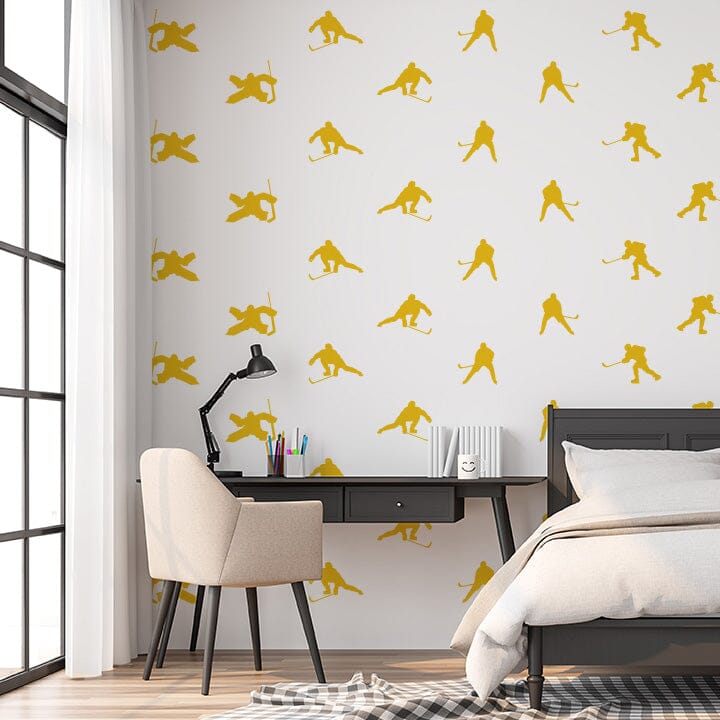 Hockey Wall Decals Decals Urbanwalls Signal Yellow 